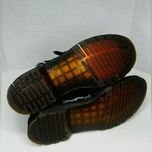 Dr Martens Blake ii Black Leather Boots with Gold Buckle Like New - Picture 10 of 13